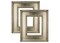 Museum Plein Aire Ornate Picture Frame - Antique Black w/ Gold Oil Painting Frames | High-End Antique Style Frames | Open Back Frames with No Glass or Baking